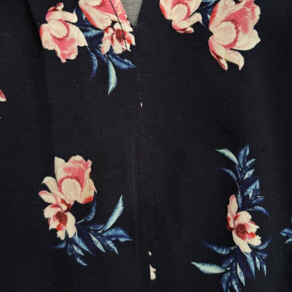 Lug Von Siga Maxi Blue w/ Pink Floral Dress - Size 42FR/US10 - Picture 15 of 16